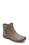 Rockport Cobb Hill Penfield Ruched Bootie In Taupe