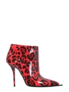 DOLCE E GABBANA DOLCE E GABBANA WOMEN'S RED OTHER MATERIALS BOOTS,CT0793AQ512H793N 37