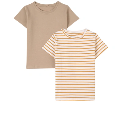 A Happy Brand 2-pack T-shirts Sand In Beige