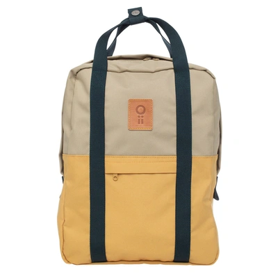 Oii Kids' Backpack Mustard In Yellow