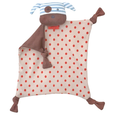 Apple Park Farm Buddies Boxer The Dog Cuddle Blanket In Blue