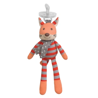 Apple Park Kids' Frenchy Fox Rattle Red In Orange