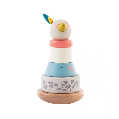 Moulin Roty Goose Stacking Toy In White