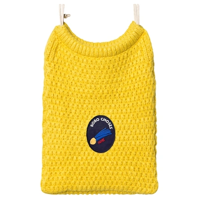 Bobo Choses Knitted Lunch Bag Dandelion In Yellow