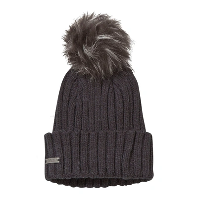 Lindberg Narvik Rib-knit Hat Dark Gray In Grey