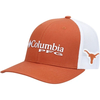 Columbia Men's Texas Longhorns Pfg Flex Cap In Burnt Orange