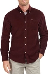 Barbour Ramsey Tailored Shirt In Winter Red