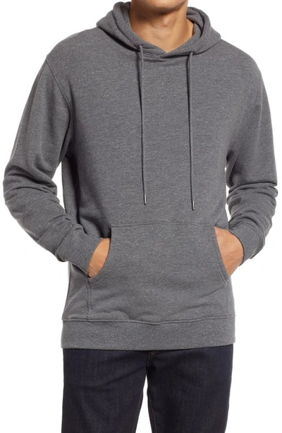 Peter Millar Lava Wash Stretch Cotton And Modal-blend Jersey Hoodie In Gale Gray