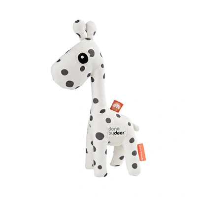 Done By Deer Babies' Raffi Rattle Black Dots In White