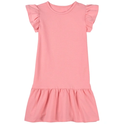 A Happy Brand Kids' Ruffle Detail Dress Pink