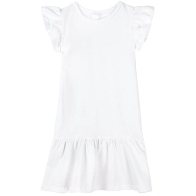 A Happy Brand Kids' Ruffle Detail Dress White