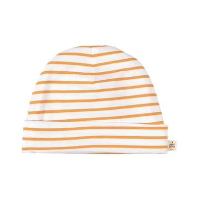 A Happy Brand Striped Baby Beanie Yellow