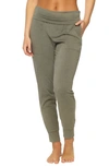 Felina Oversize Stretch Organic Cotton Joggers In Slate