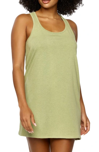 Felina Stretch Organic Cotton Chemise In Thyme
