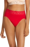Hanky Panky Cotton French Briefs In Red
