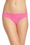 Hanky Panky Signature Lace Vikini In Passionate Pink