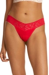 Hanky Panky Low Rise Thong In Red