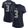 NIKE NIKE RUSSELL WILSON COLLEGE NAVY SEATTLE SEAHAWKS NAME & NUMBER T-SHIRT,NKAF-41S-78F-NBA