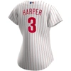 Nike Bryce Harper White Philadelphia Phillies Home Replica Player Jersey In White