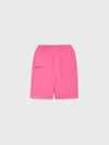 Pangaia 365 Pprmint™ Unisex Organic Cotton Sweat Shorts In Flamingo Pink