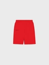 Pangaia Archive Organic Cotton Pajama Shorts With C In Apple Red