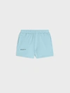 Pangaia 365 Pprmint™ Unisex Organic Cotton Sweat Shorts In Celestial Blue