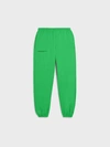 Pangaia 365 Organic Cotton Track Pants In Jade Green