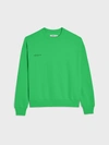Pangaia Organic Cotton 365 Sweatshirt In Jade Green