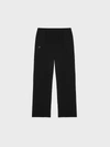 PANGAIA RECYCLED CASHMERE LOOSE TRACK PANTS — BLACK XL