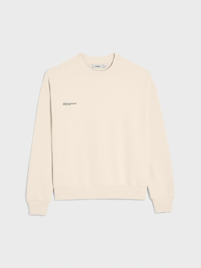 Pangaia Sand Beige Cotton 365 Midweight Sweatshirt In Neutral