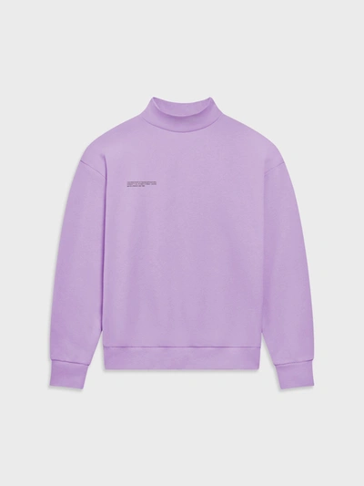 Pangaia Archive High Neck Sweatshirt In Orchid Purple