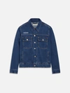 PANGAIA NETTLE DENIM JACKET — MID WASH S