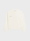 Pangaia Womens 365 Heavyweight Sweatshirt In Off-white
