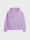 Pangaia Womens 365 Heavyweight Soft Organic Cotton Hoodie In Orchid Purple
