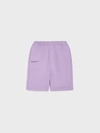 Pangaia Womens 365 Midweight Long Shorts — Orchid Purple In Orchid Purple