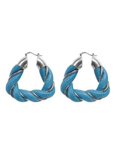 Bottega Veneta Earrings In Light Blue