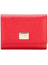 DOLCE & GABBANA DAUPHINE CALFSKIN WALLET,6856917