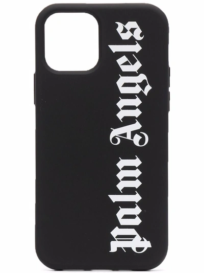 Palm Angels Classic Logo Iphone 12 Pro Case In Black