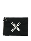 KENZO LOGO CLUTCH BAG,5098849