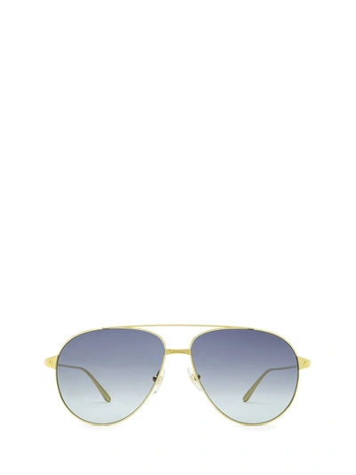 Cartier Aviator Frame Sunglasses In Silver