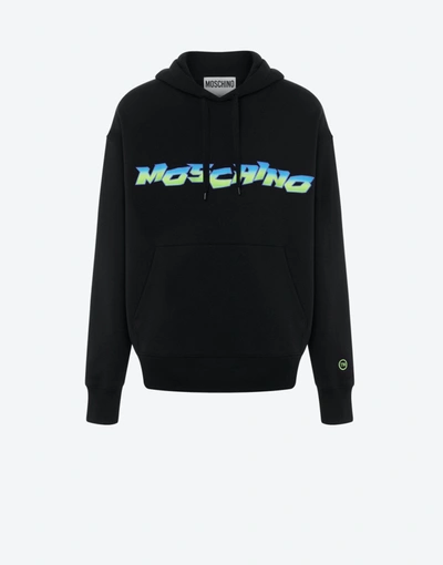 Moschino "surf" Sweatshirt In Black
