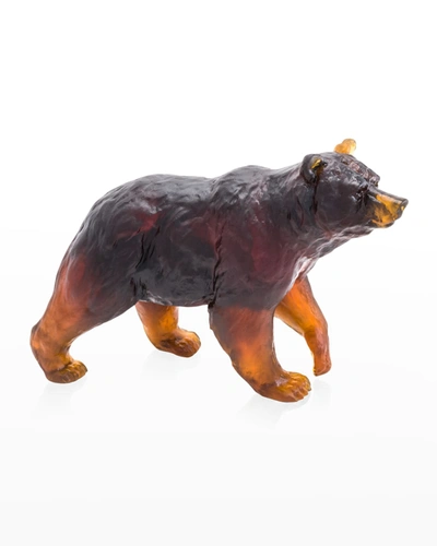 Daum Brown Bear Figurine