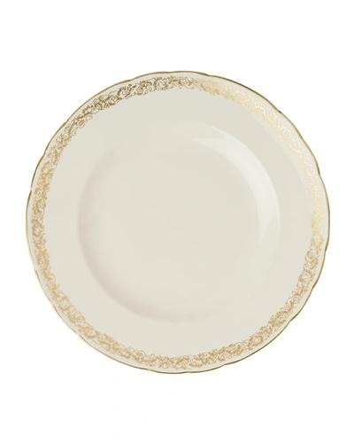 Royal Crown Derby Gold Aves Narrow Band Dinner Plate In Clear