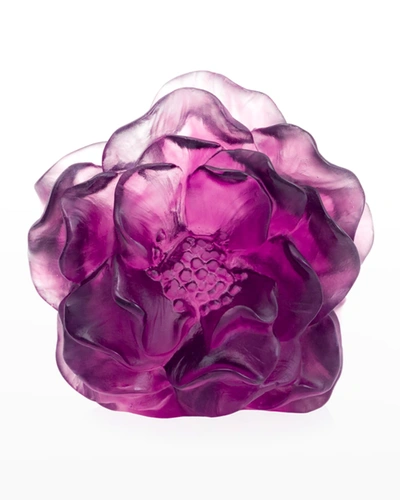 DAUM CAMELIA VIOLET DECORATIVE FLOWER,PROD247280023