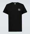 Loewe Logo Anagram Cotton Jersey T-shirt In Black