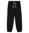 Acne Studios Kids' Mini Frack Face Patch Joggers In Black