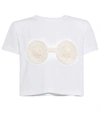 MAGDA BUTRYM EMBROIDERED COTTON T-SHIRT,P00620822