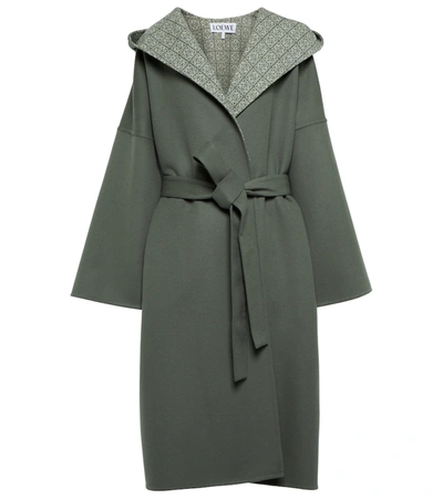 LOEWE★ Belted coat in wool and cashmere Belted coat in wool and cashmere Black - LOEWE