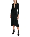 Isabel Marant Jadessi Cutout Stretch-jersey Midi Dress In Black