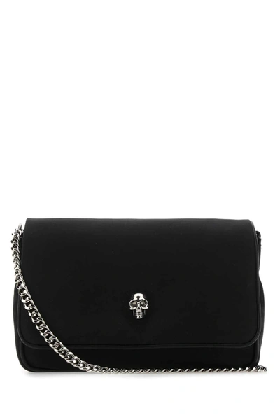 Alexander Mcqueen Skull Chain Shoulder Bag In Black